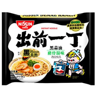 出前一丁 黑蒜油猪骨味 100g