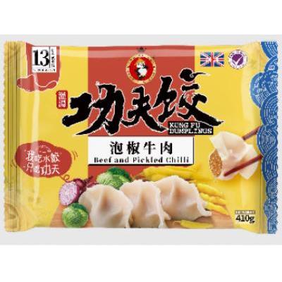 功夫 泡椒牛肉水饺 400g