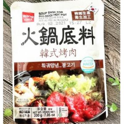 韩式烤肉火锅底料 200g