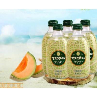 日本友升 哈密瓜味碳酸饮料 300ml